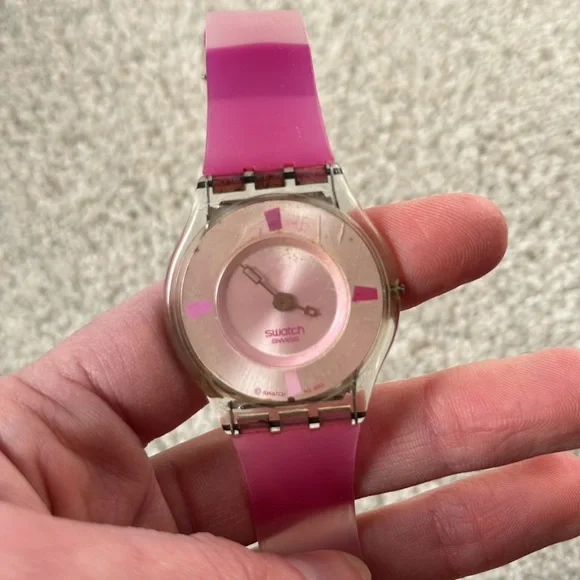 Swatch | Watch | Rubber band | pink - Picture 3 of 8